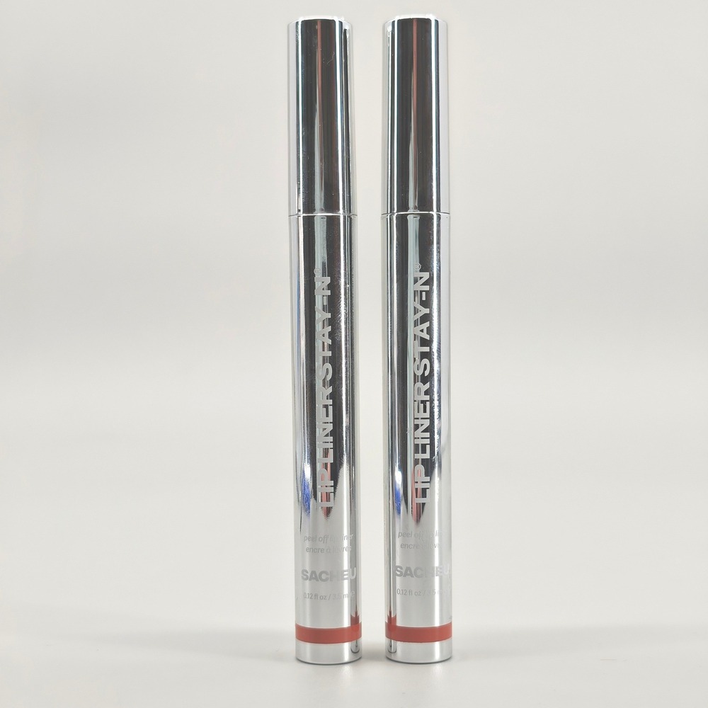 Sacheu Lip Liner Stay-N Peel Off Tattoo Lip Liner 03 P-Inked 3.5ml 2pk NWOB